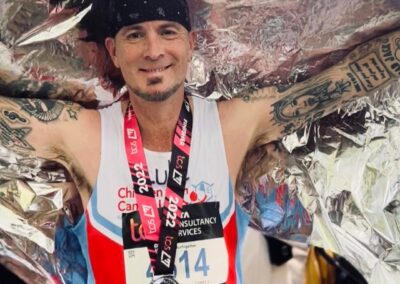 Luke Skye-Walker completes London Marathon 2022