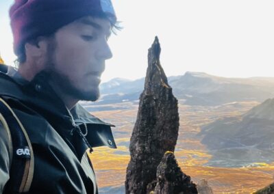 Luke Skye-Walker at the Needle Isle of Skye hike