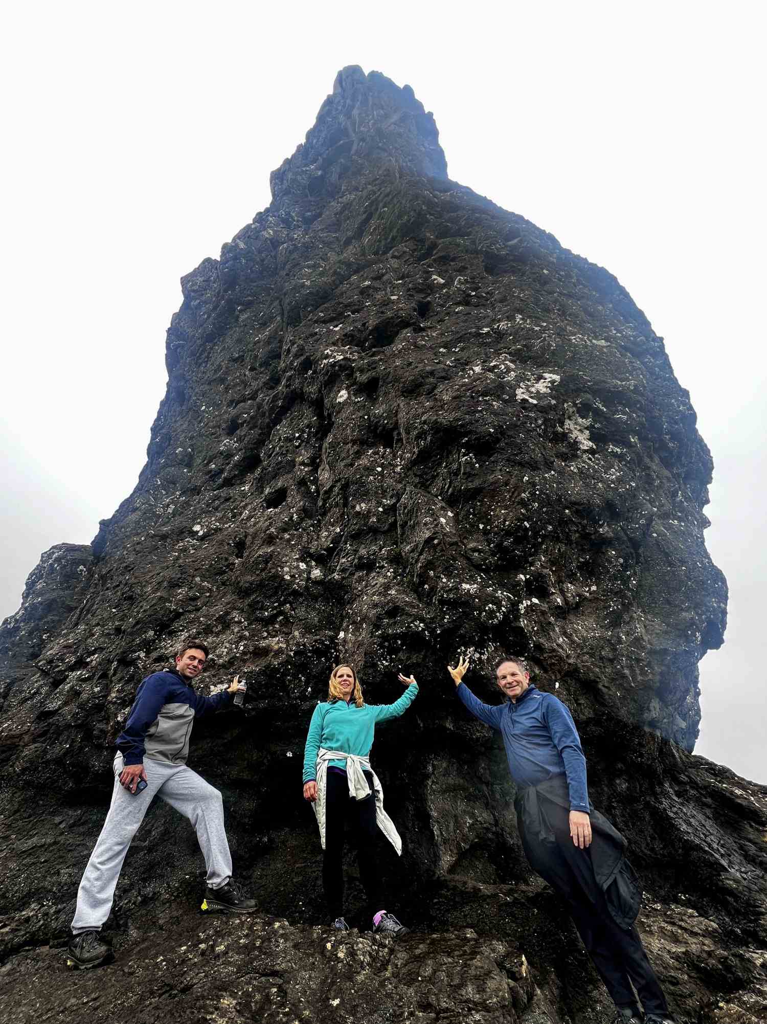 family conquer old man of storr Isle of Skye