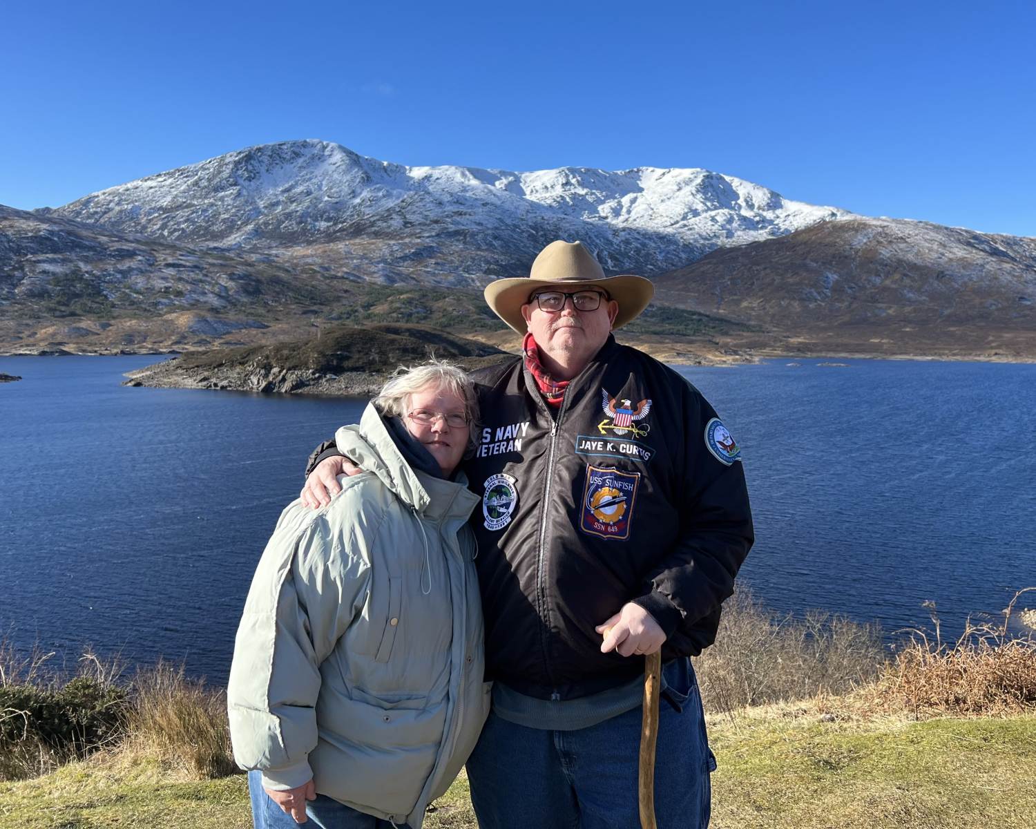 couple on Isle of Skye winter tour
